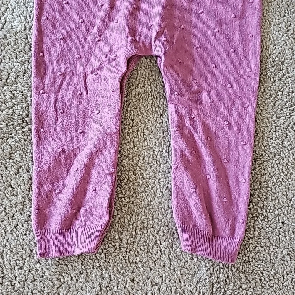Carters Mauve Long Sleeve Ruffle Romper 24 Months